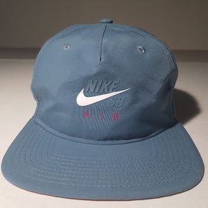 Nike SB Air Pro Blue Snap Back Hat One Size